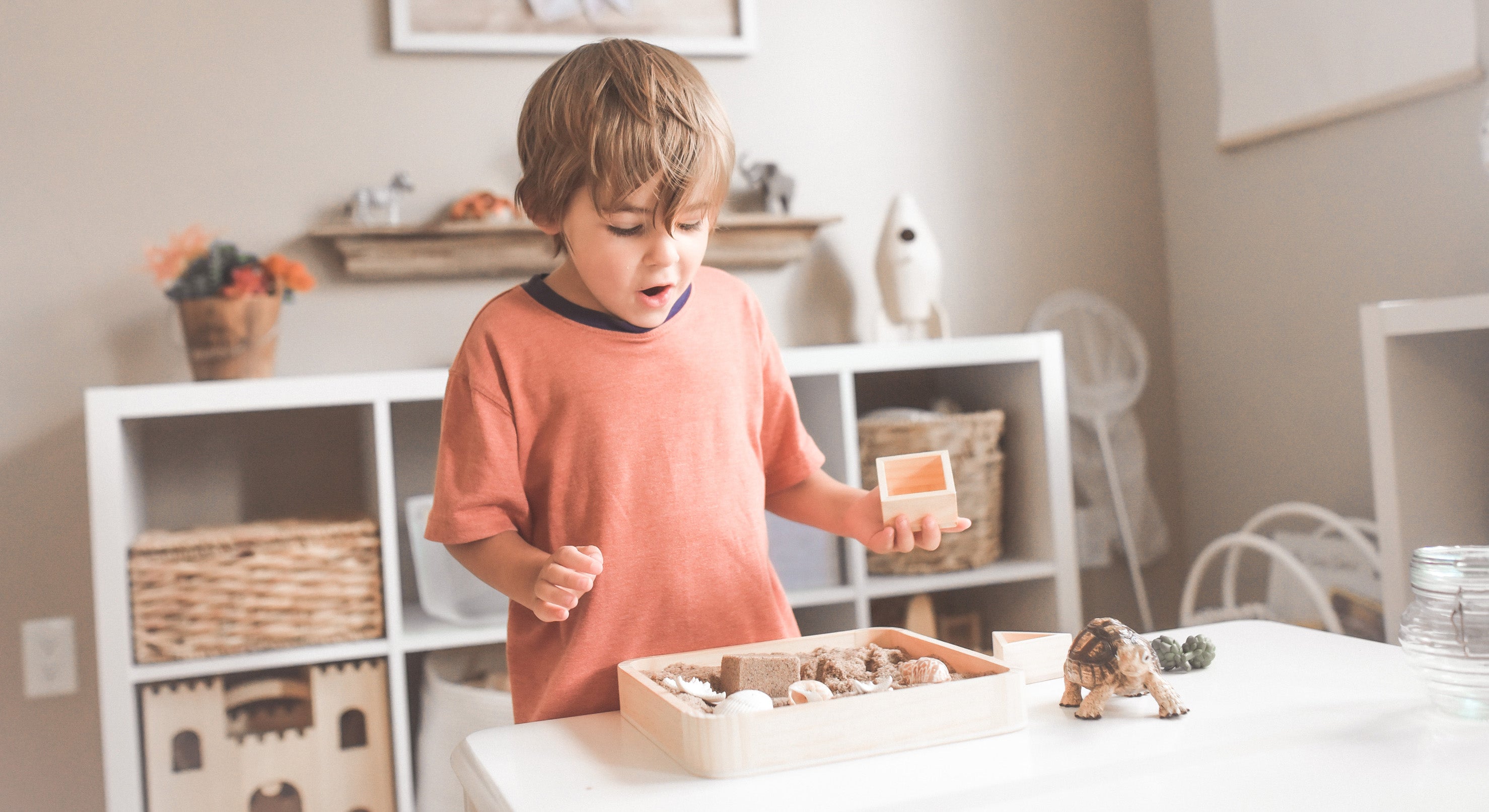 kids playing with toys