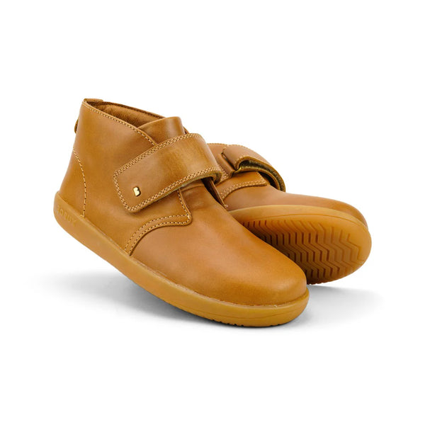 Bobux Desert Kids Boots – Caramel – Premium Leather Ankle Boots for Toddlers