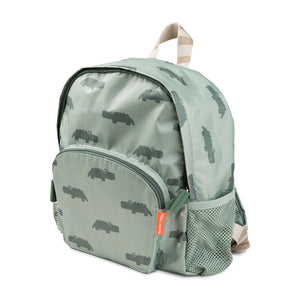 Done By Deer Kids Backpack - Croco Green - Weatherproof & Durable