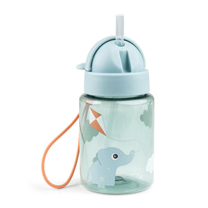 Done by deer water bottle with straw.