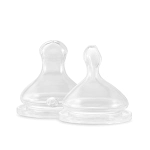 Elhee Anti Colic Baby Bottle Teats (2 Pack) - Fast flow teats
