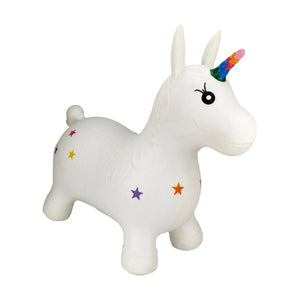 Happy Hopperz Bouncy Kids Ride On Toys - Rainbow Unicorn