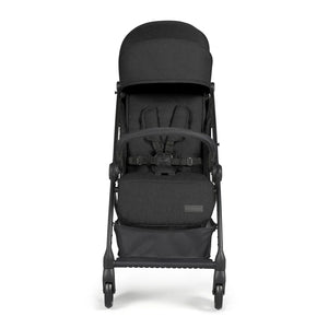 Front view of the baby pushchair.