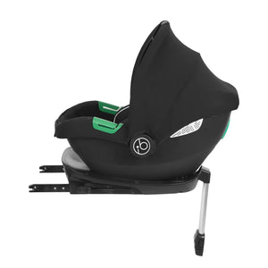 Side view of the Ickle Bubba Cirrus i-Size car seat in a white background.