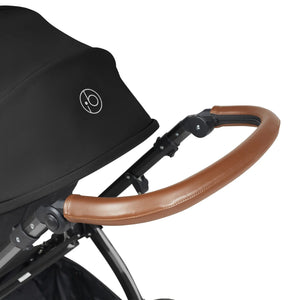 Showing Ickle Bubba Stomp Luxe pushchair handles.