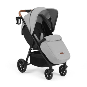 Ickle Bubba Stomp Stride Max Stroller - UPF 50+ Extendable Hood - Pearl Grey