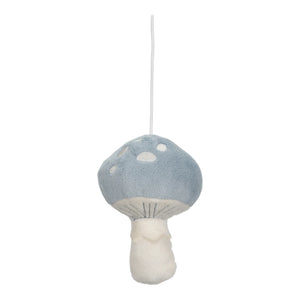 Little Dutch soft blue mushroom hanging toy for babies.