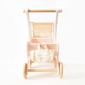 Back design of Le Toy Van pram toy