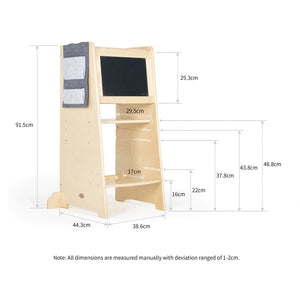 Measurement of toddler leanring tower