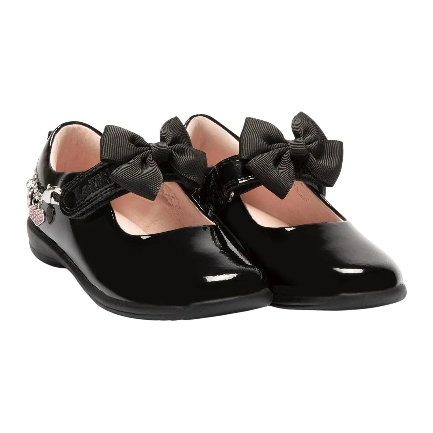Lelli Kelly Angel Black Patent Bracelet Girls School Shoes