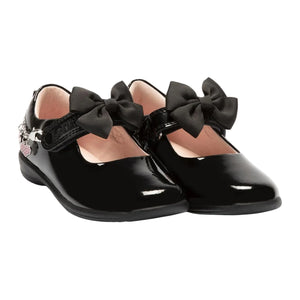 Lelli Kelly Angel Black Patent Bracelet School Shoes.