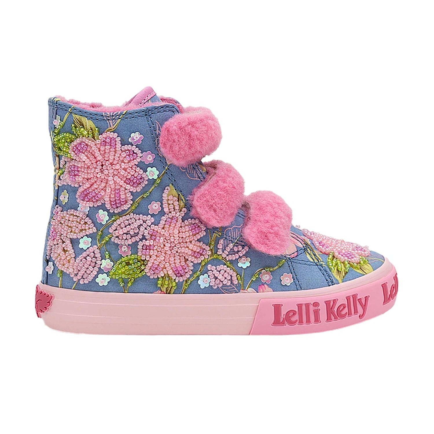 Lelli Kelly Ankle Boots with Straps – Blue Pink Fuchsia