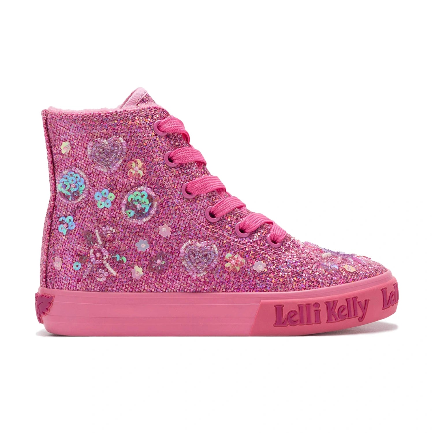 Lelli Kelly Girls Ankle Boots Dafne Mid Dark Pink