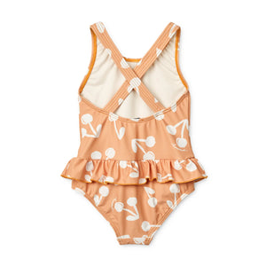 Liewood girls swim suit's fabric is soft and stretchy.