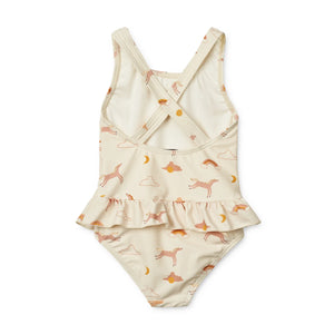 Amara Printed Swimsuit is ideal for fun at the pool.