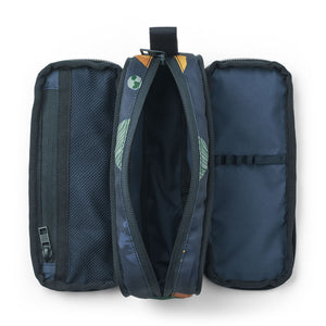 Liewood Cindy pencil case front view with multi-zip compartments