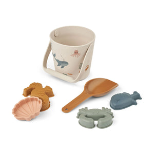 Liewood Gilma Sea Creature Beach Set - Sea Creature Sandy