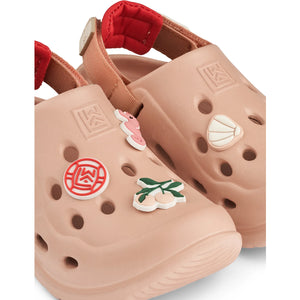 These sandals have air holes to help keep your feet cool.