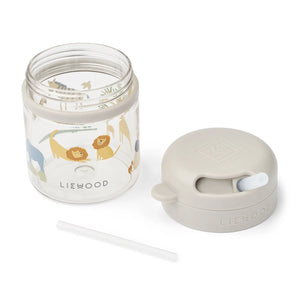 Liewood cup with straw is easy to disassemble and clean