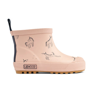Slip-resistant thermo rainboots for kids