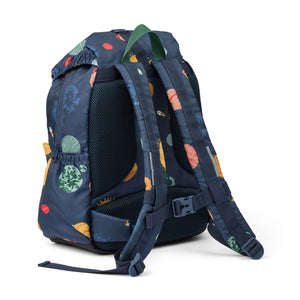 Liewood school backpack with djustable padded shoulder straps with chest buckle detail