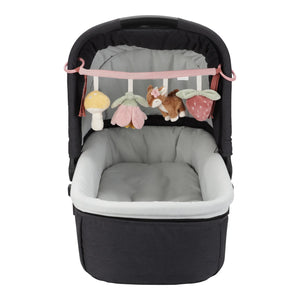 Lightweight and portable stroller toy for newborns