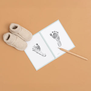 Baby's first foot print.