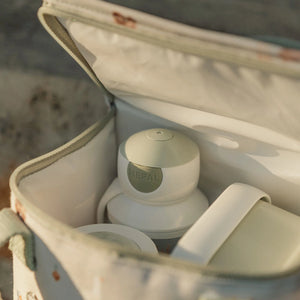 Drinking water bottle in a meal bag