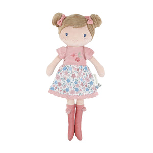 Little Dutch Cuddle Doll Rosa with floral skirt and pompom boots