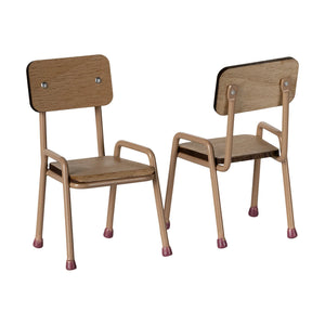 Crafted from solid beech wood with sturdy metal legs.