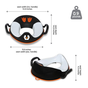 Dimensions of the my carry potty my little trainer seat.
