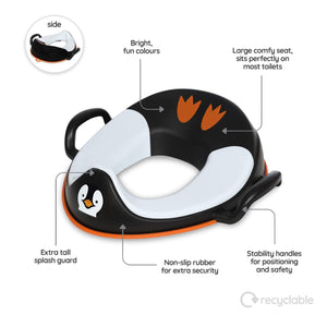 Lightweight travel potty trainer seat for kids.