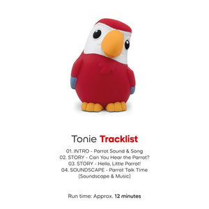 Tracklist of my first tonies jungle set - parrot