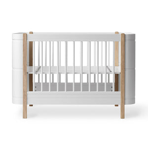 Minimalist Oliver Furniture wooden cot bed with smooth finish