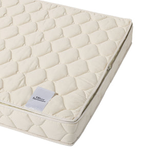 Zipper detail showing removable washable cover system