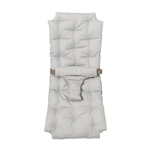 Cushion of the oliver furniture wood baby and toddler rocker in oak grey colour.