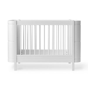 Oliver furniture in white baby cot designed for comfort and safety from birth to 3 years