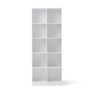 Oliver furniture smaller 2x5 shelving unit with 10 compartments.