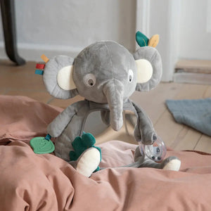 A cuddly, interactive toy for babies