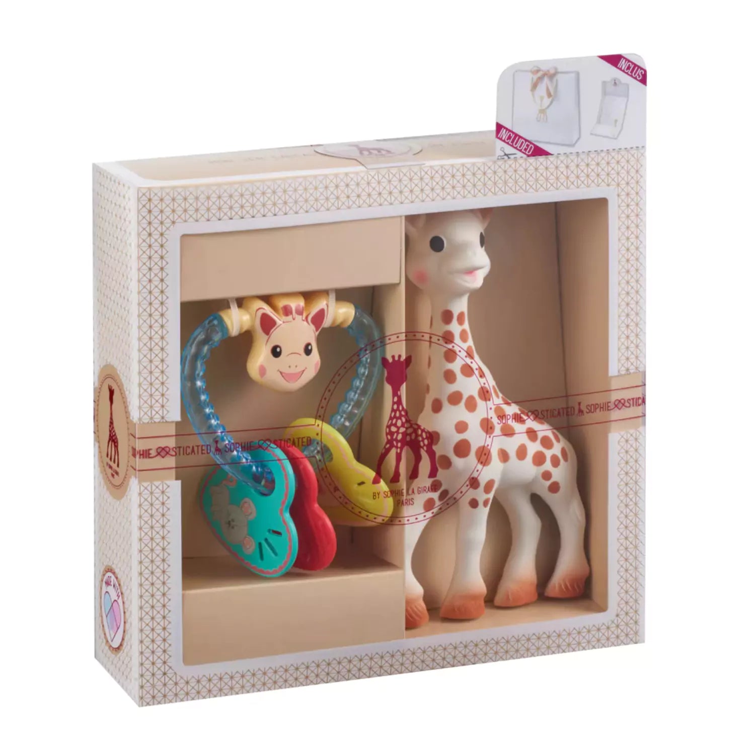 Gift Set Teething Rattle Newborn Gift Sophie La Girafe