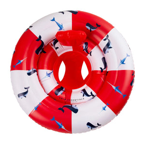 Make a splash with the Swim Essentials Whale Baby Float