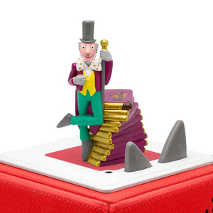 Audio storytelling toy compatible with the Toniebox system