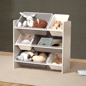 Toy Storage Organizer with Removable 6 Boxes