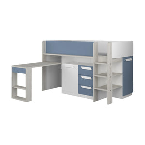 Multifunctional midsleeper bed for modern kids' bedrooms
