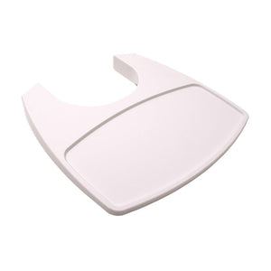 Tray for Leander highchair in white colour.