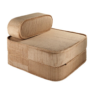 Wigiwama 2-in-1 Flip Chair in Toffee colour.
