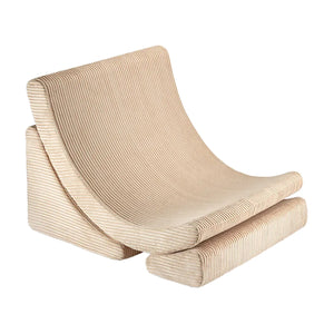 Wigiwama Moon Chair - 3 Piece Modular Chair - Brown Sugar