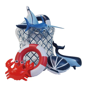 Demonstrating how simple it is to enhance playtime with the water-squirting feature.