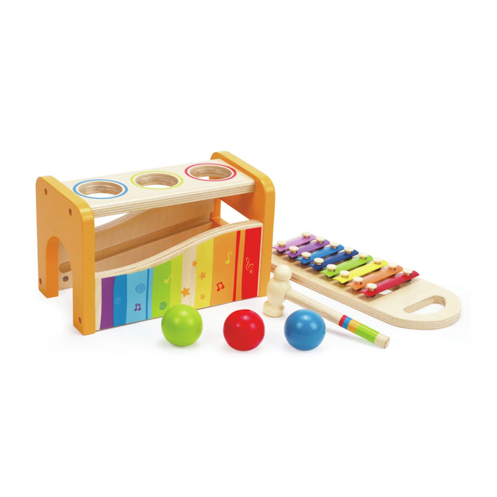 Best-selling Hape pound and tap bench is a endless play possibilities