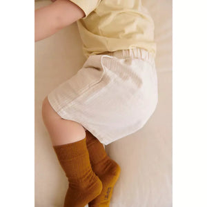 Liewood Lorenzo Cotton Rib Socks for Kids Mustard